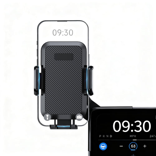 2017-2023 Tesla Model 3 & 2020-2024 Model Y Phone Mount - Screen-Safe 360 Rotatable | BASENOR