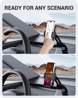 2017-2023 Tesla Model 3 & 2020-2024 Model Y Phone Mount - Screen-Safe 360 Rotatable | BASENOR, view 6