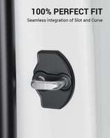2017-2026 Tesla Model 3 Highland & Model Y Juniper Door Lock Cover - Carbon No Tape | BASENOR, view 5