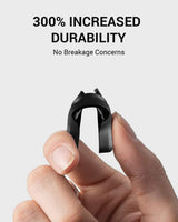 2017-2026 Tesla Model 3 Highland & Model Y Juniper Door Lock Cover - Carbon No Tape | BASENOR, view 6