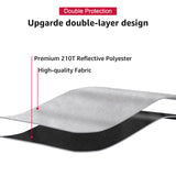 2017-2026 Tesla Model 3 & Model Y Windshield Sunshade - Foldable Silver Reflective | BASENOR, view 4