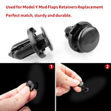 2017-2026 Tesla Model 3/Y/S/X Mud Flaps Screws - Replacement Kit | BASENOR, view 2