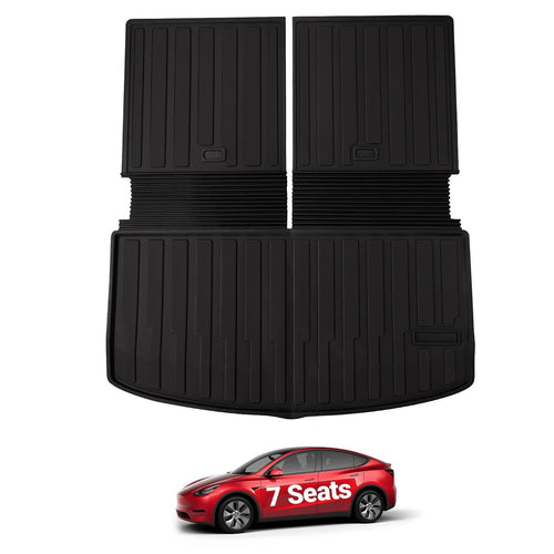 2020-2024 Tesla Model Y 7-Seat Trunk Mat - TPE Waterproof All-Weather | BASENOR