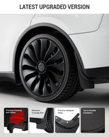 2020-2024 Tesla Model Y Mud Flaps - No Drilling Paint Protection | BASENOR, view 4