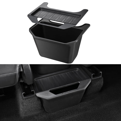 2020-2024 Tesla Model Y Rear Console Organizer - Trash Can Anti-Slip | BASENOR