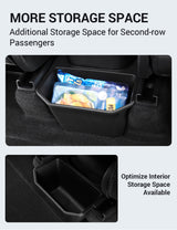 2020-2024 Tesla Model Y Rear Console Organizer - Trash Can Anti-Slip | BASENOR, view 3