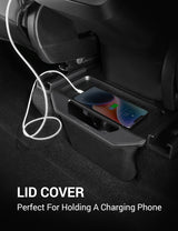 2020-2024 Tesla Model Y Rear Console Organizer - Trash Can Anti-Slip | BASENOR, view 5