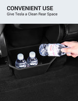 2020-2024 Tesla Model Y Rear Console Organizer - Trash Can Anti-Slip | BASENOR, view 6