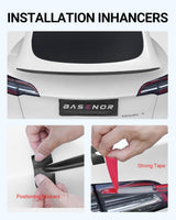 2020-2024 Tesla Model Y Rear Spoiler - OEM ABS Matte Black | BASENOR, view 5