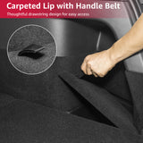 2022-2024 Tesla Model Y Trunk Storage Bins - Waterproof Carpeted 2PCS | BASENOR, view 3