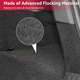 2022-2024 Tesla Model Y Trunk Storage Bins - Waterproof Carpeted 2PCS | BASENOR, view 6