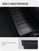 2020-2024 Tesla Model Y Under Seat Storage Box - Waterproof Hidden 2PCS | BASENOR, view 6
