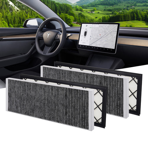 2020-2026 Tesla Model Y Juniper HEPA Cabin Air Filter - Activated Carbon 4PCS | BASENOR