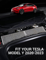 2020-2026 Tesla Model Y Juniper HEPA Cabin Air Filter - Activated Carbon 4PCS | BASENOR, view 2