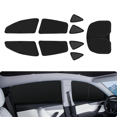 2020-2026 Tesla Model Y Juniper Side Window Sunshade - UV Block Kids Privacy | BASENOR