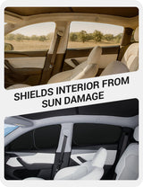 2020-2026 Tesla Model Y Juniper Side Window Sunshade - UV Block Kids Privacy | BASENOR, view 3
