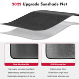 2017-2020 Tesla Model 3 Glass Roof Sunshade - Foldable 4PCS | BASENOR, view 4