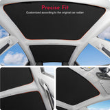 2017-2020 Tesla Model 3 Glass Roof Sunshade - Foldable 4PCS | BASENOR, view 5