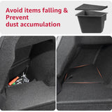 2021-2025 Tesla Model 3 Trunk Storage Bins - Waterproof Carpeted Lid | BASENOR, view 2