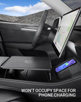 2021-2023 Tesla Model 3 & 2021-2024 Model Y Console Table Tray - Foldable Laptop Desk | BASENOR, view 6