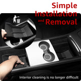 2021-2023 Tesla Model 3 & 2021-2024 Model Y Lower Console Organizer - TPE Bottom Storage | BASENOR, view 3