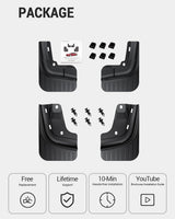 2021-2026 Tesla Model S Mud Flaps - No Drilling 10X Stronger | BASENOR, view 2
