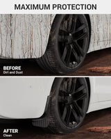 2021-2026 Tesla Model S Mud Flaps - No Drilling 10X Stronger | BASENOR, view 3