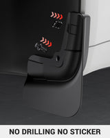 2021-2026 Tesla Model S Mud Flaps - No Drilling 10X Stronger | BASENOR, view 5