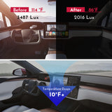 2021-2026 Tesla Model S Windshield Sunshade - UV Protection Foldable | BASENOR, view 2