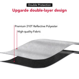 2021-2026 Tesla Model X Windshield Sunshade - Foldable with Storage Bag | BASENOR, view 4