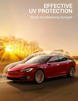 2022-2026 Tesla Model S Glass Roof Sunshade - No Gap UV Protection Foldable | BASENOR, view 6