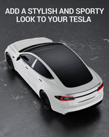 2022-2026 Tesla Model S Performance Spoiler - OEM ABS Carbon Fiber | BASENOR, view 2