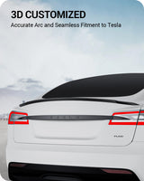 2022-2026 Tesla Model S Performance Spoiler - OEM ABS Carbon Fiber | BASENOR, view 6