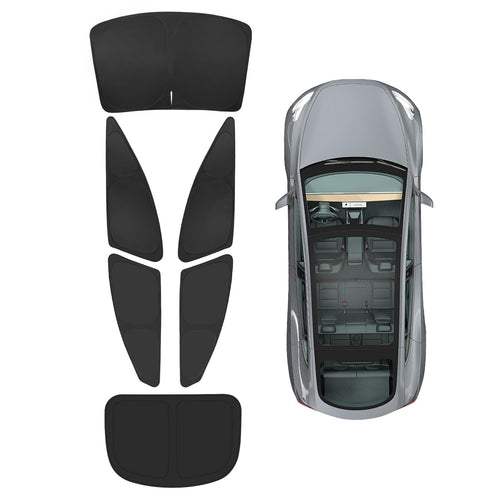 2022-2026 Tesla Model S Side Window Sunshade - UV Block Privacy 6PCS | BASENOR