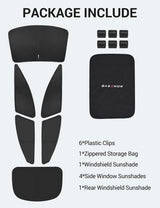 2022-2026 Tesla Model S Side Window Sunshade - UV Block Privacy 6PCS | BASENOR, view 3