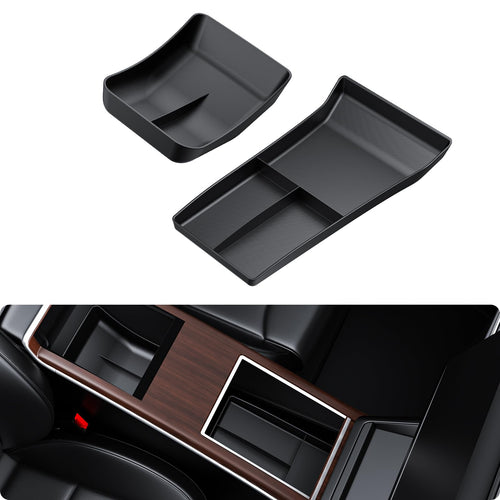 2022-2026 Tesla Model S/X Lower Console Organizer - Under Cupholder | BASENOR