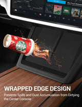 2022-2026 Tesla Model S/X Wireless Charger Mat - Silicone Anti-Slip | BASENOR, view 5