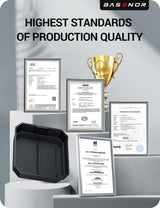 2024-2026 Tesla Cybertruck Console Organizer - Carbon Edition | BASENOR, view 2