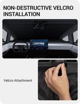2024-2026 Tesla Cybertruck Windshield Sunshade - Nano Ice Crystal No Gaps | BASENOR, view 3
