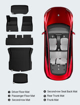 2024-2025 Tesla Model 3 Highland Floor Mats 6PCS - TPE Waterproof Heavy Duty | BASENOR, view 2