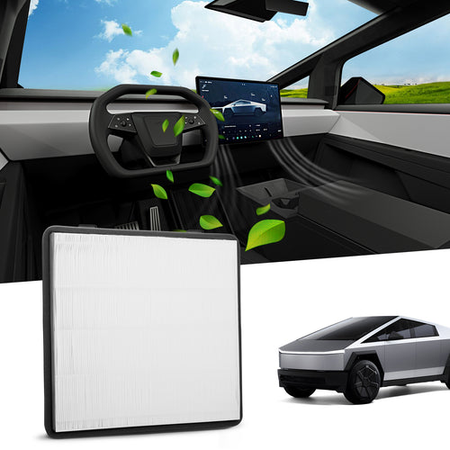 2024-2026 Tesla Cybertruck HEPA Cabin Air Filter - Activated Carbon | BASENOR