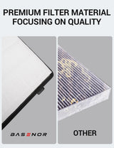 2024-2026 Tesla Cybertruck HEPA Cabin Air Filter - Activated Carbon | BASENOR, view 6