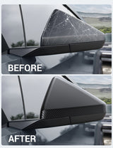 2024-2026 Tesla Cybertruck Mirror Cover Caps - Real Carbon Fiber | BASENOR, view 3