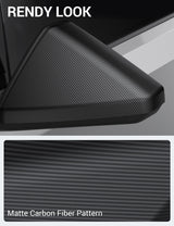 2024-2026 Tesla Cybertruck Mirror Cover Caps - Real Carbon Fiber | BASENOR, view 6