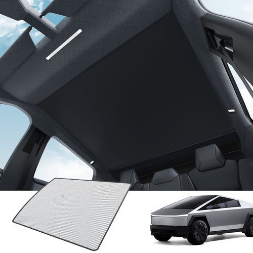 2024-2026 Tesla Cybertruck Roof Sunshade - Nano Ice Crystal No Gaps | BASENOR