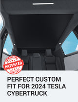 2024-2026 Tesla Cybertruck Roof Sunshade - Nano Ice Crystal No Gaps | BASENOR, view 2