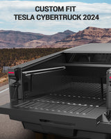 2024-2026 Tesla Cybertruck Trunk Cargo Net - Envelope-Style Metal Hook | BASENOR, view 3