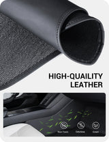 2024-2026 Tesla Model 3 Highland Anti-Kick Mats - Waterproof Leather | BASENOR, view 3