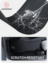 2024-2026 Tesla Model 3 Highland Anti-Kick Mats - Waterproof Leather | BASENOR, view 5