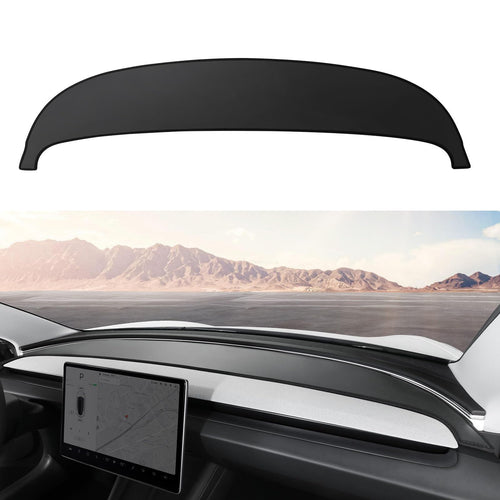 2024-2026 Tesla Model 3 Highland Dashboard Cover - Anti-Glare Leather | BASENOR
